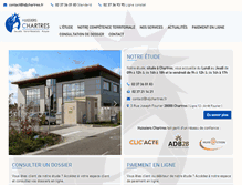 Tablet Screenshot of huissierschartres.com